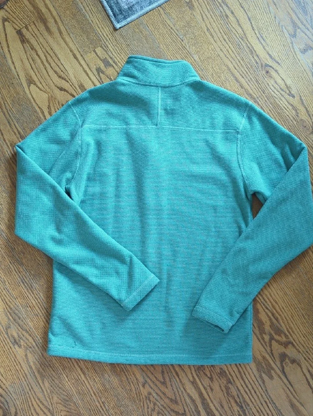 The North Face Men's Teal Half-Zip Fleece Pullover